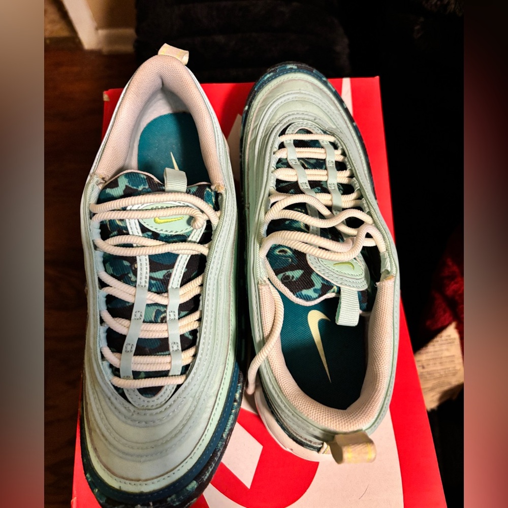 Nike Kids Sneakers - Light Blue and White